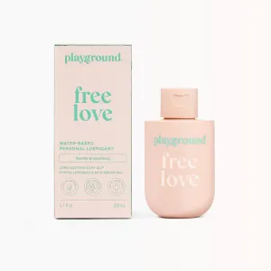 Playground Free Love Extra-Gentle Water-Based Personal Lubricant 3.7 oz.