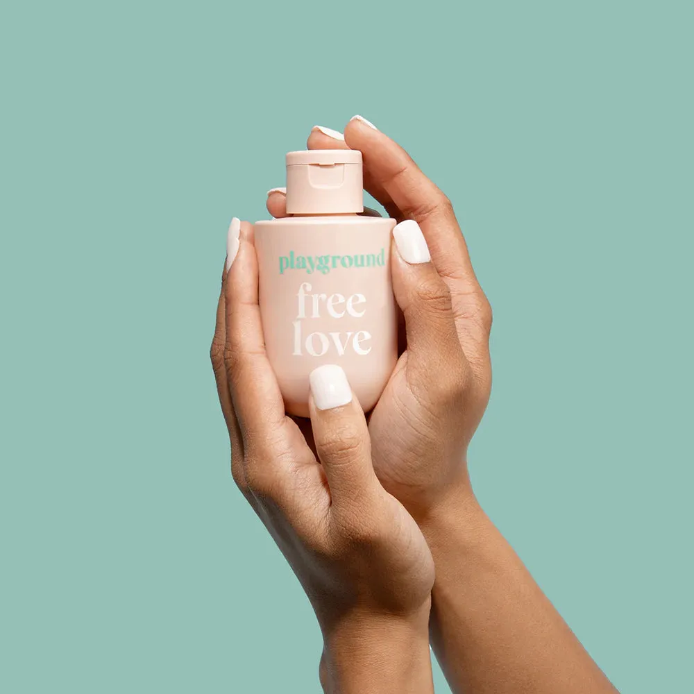 Playground Free Love Extra-Gentle Water-Based Personal Lubricant 3.7 oz.