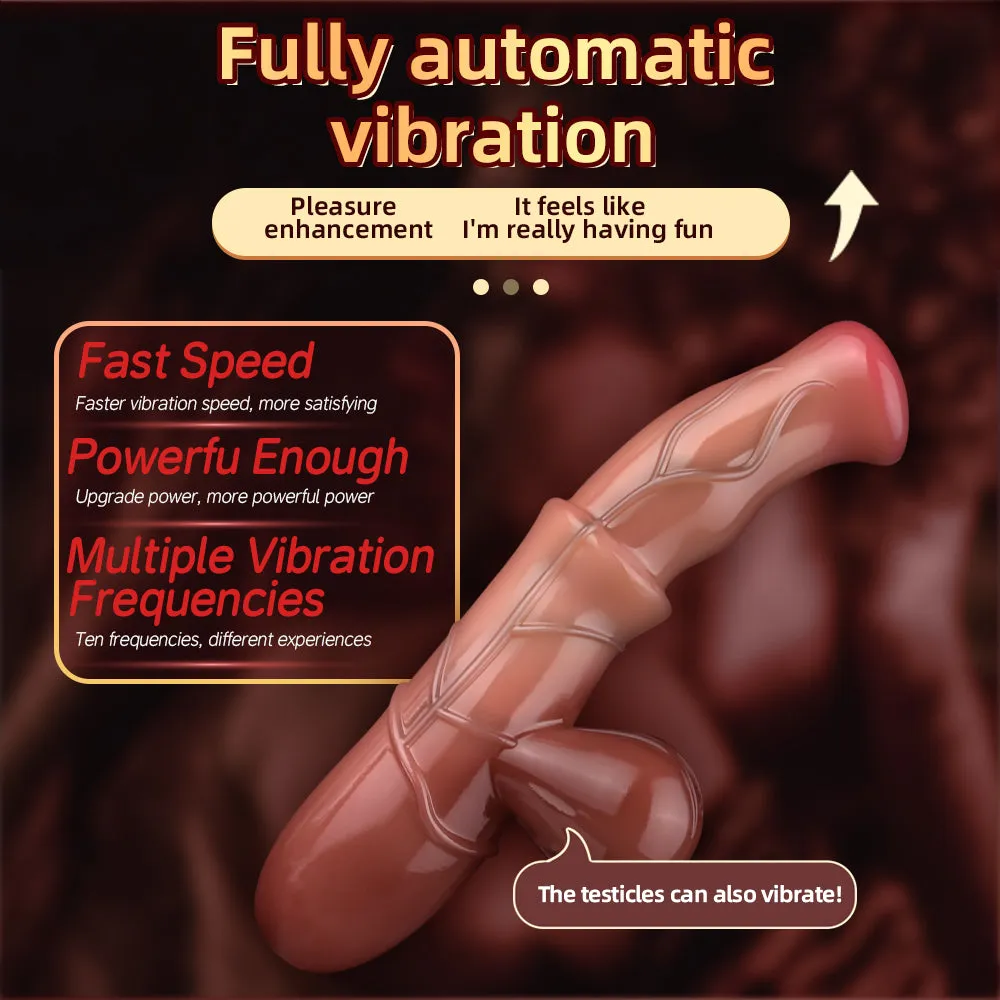 Pocket Vibrating Dildo Anal Butt Plug - Double End G-Spot Clit Vibrator Female Sex Toys