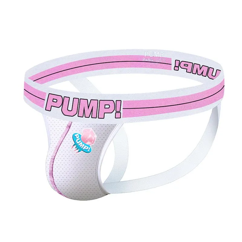 PUMP Retro Pink and Black Jock Strap