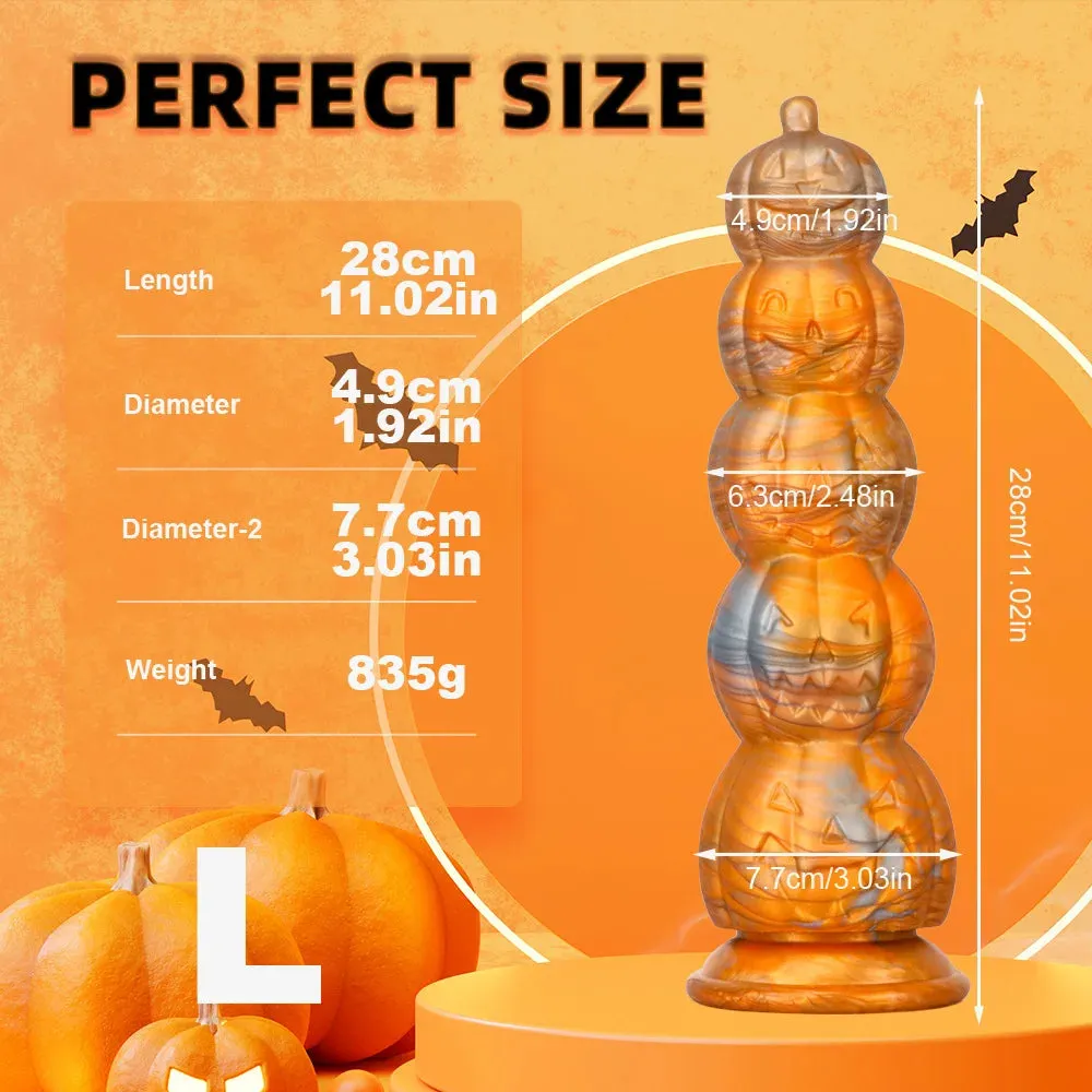 Pumpkin Monster Dildo Anal Plug - Big Fantasy Dildos Buttplug Vagina Prostate Massager