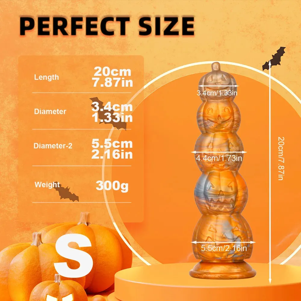 Pumpkin Monster Dildo Anal Plug - Big Fantasy Dildos Buttplug Vagina Prostate Massager