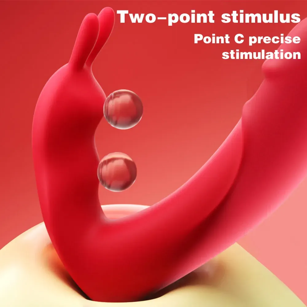 Rabbit Clit Vibrator - APP Controlled G Spot Vibrator Clit Stimulator Female Sex Toy