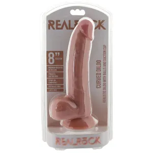 Realrock Realistic Curved Dildo 8 by Shots