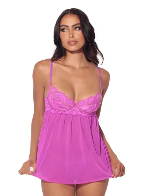 Reanna Lace Chain Babydoll