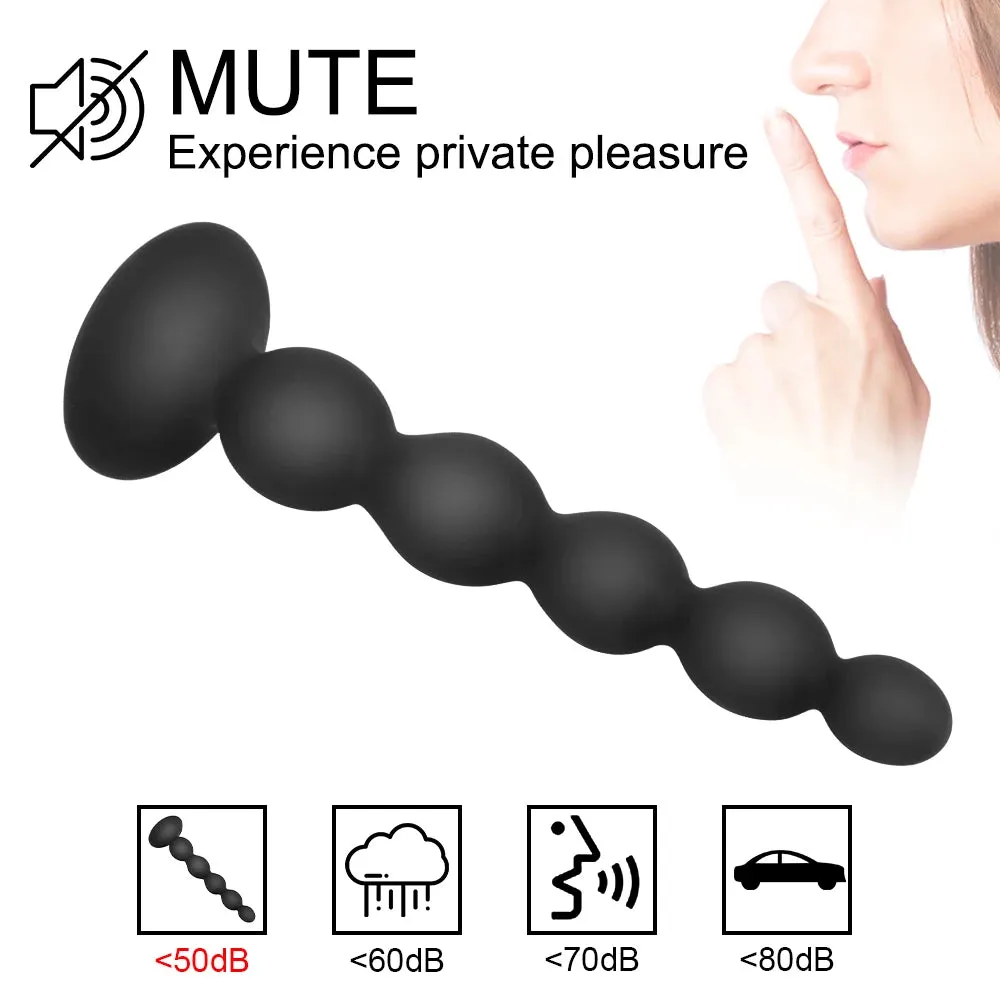 Remote Control Anal Beads - Vibrating Butt Plug Prostate Massager
