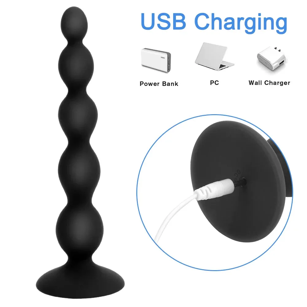 Remote Control Anal Beads - Vibrating Butt Plug Prostate Massager