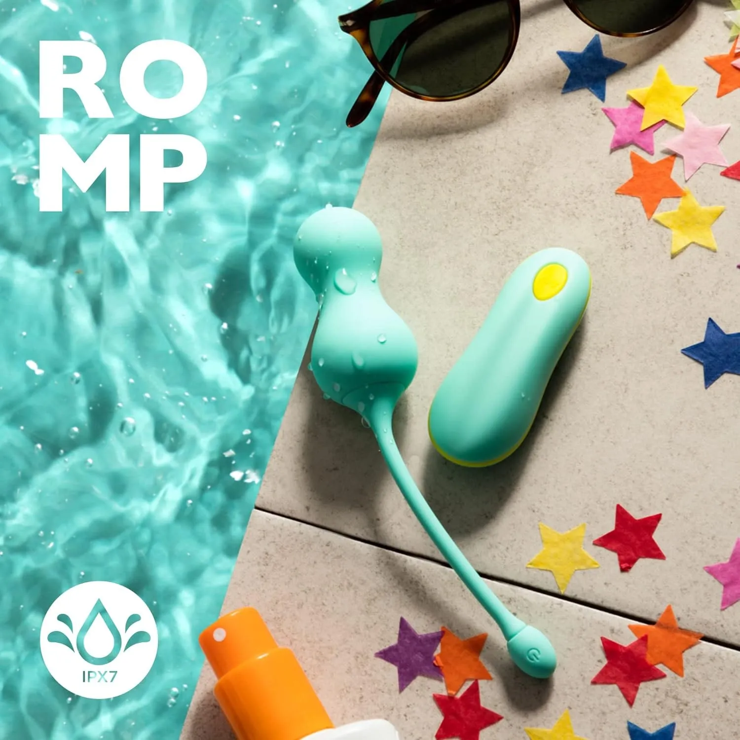 Romp - Cello Remote Control Kegel Balls (Green)