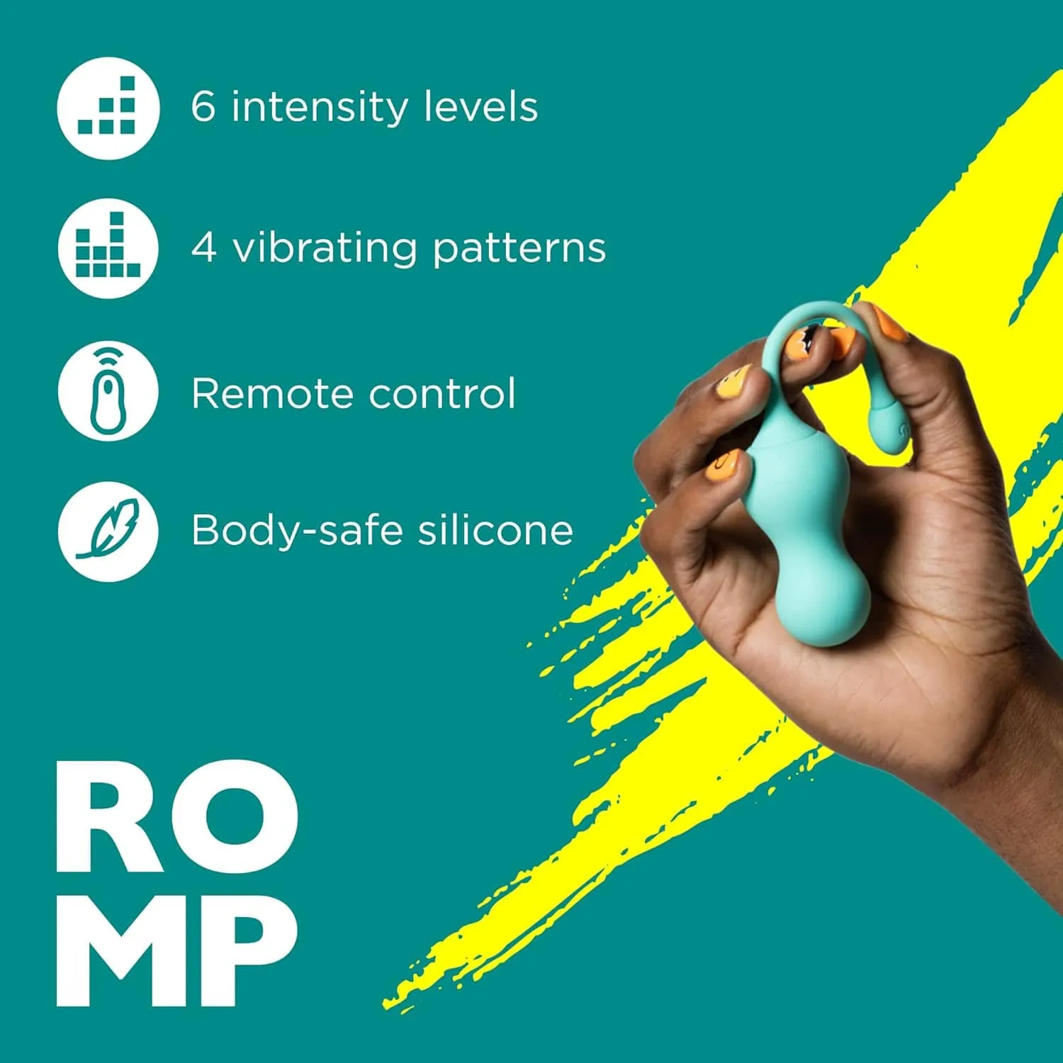 Romp - Cello Remote Control Kegel Balls (Green)