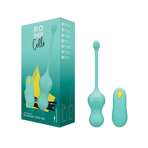 Romp - Cello Remote Control Kegel Balls (Green)