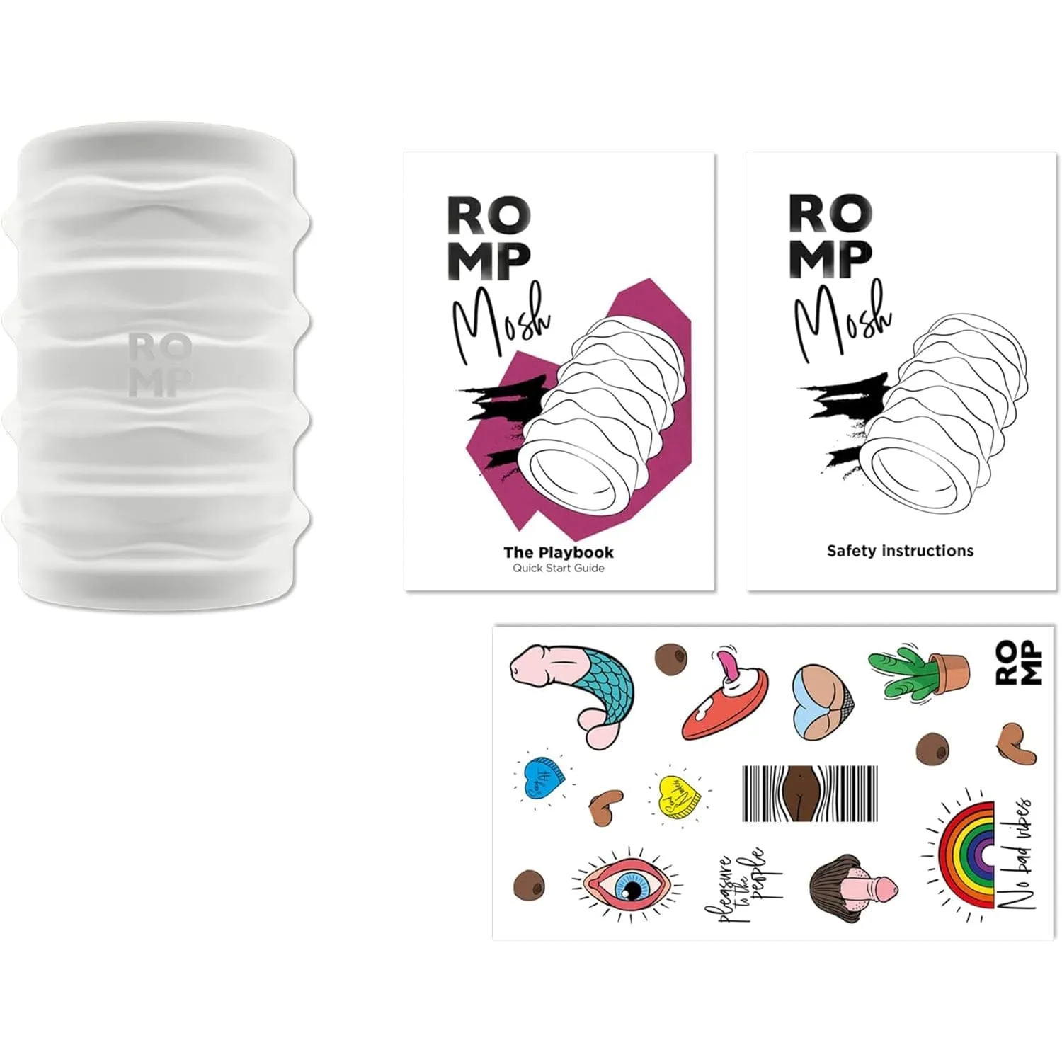 Romp - Mosh Stroker Masturbator (White)