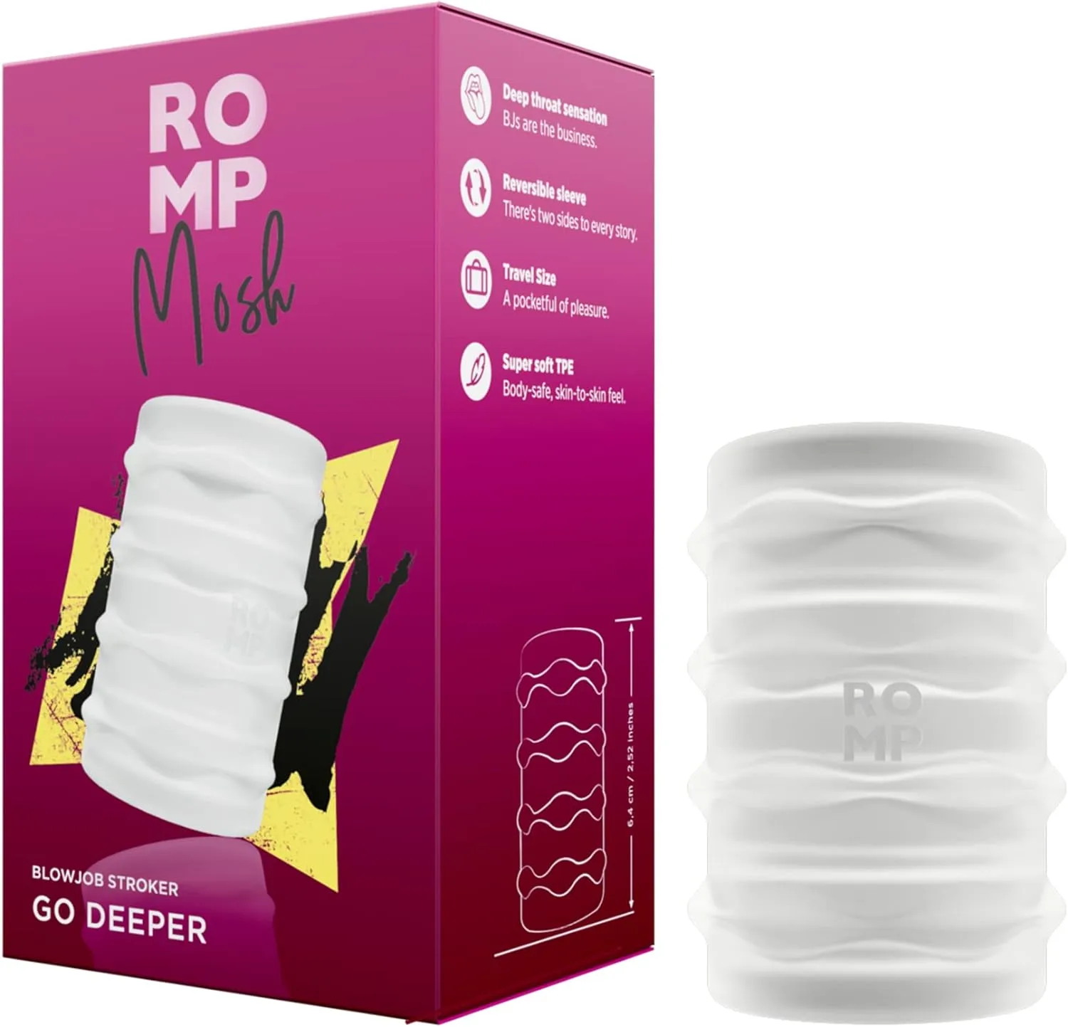 Romp - Mosh Stroker Masturbator (White)