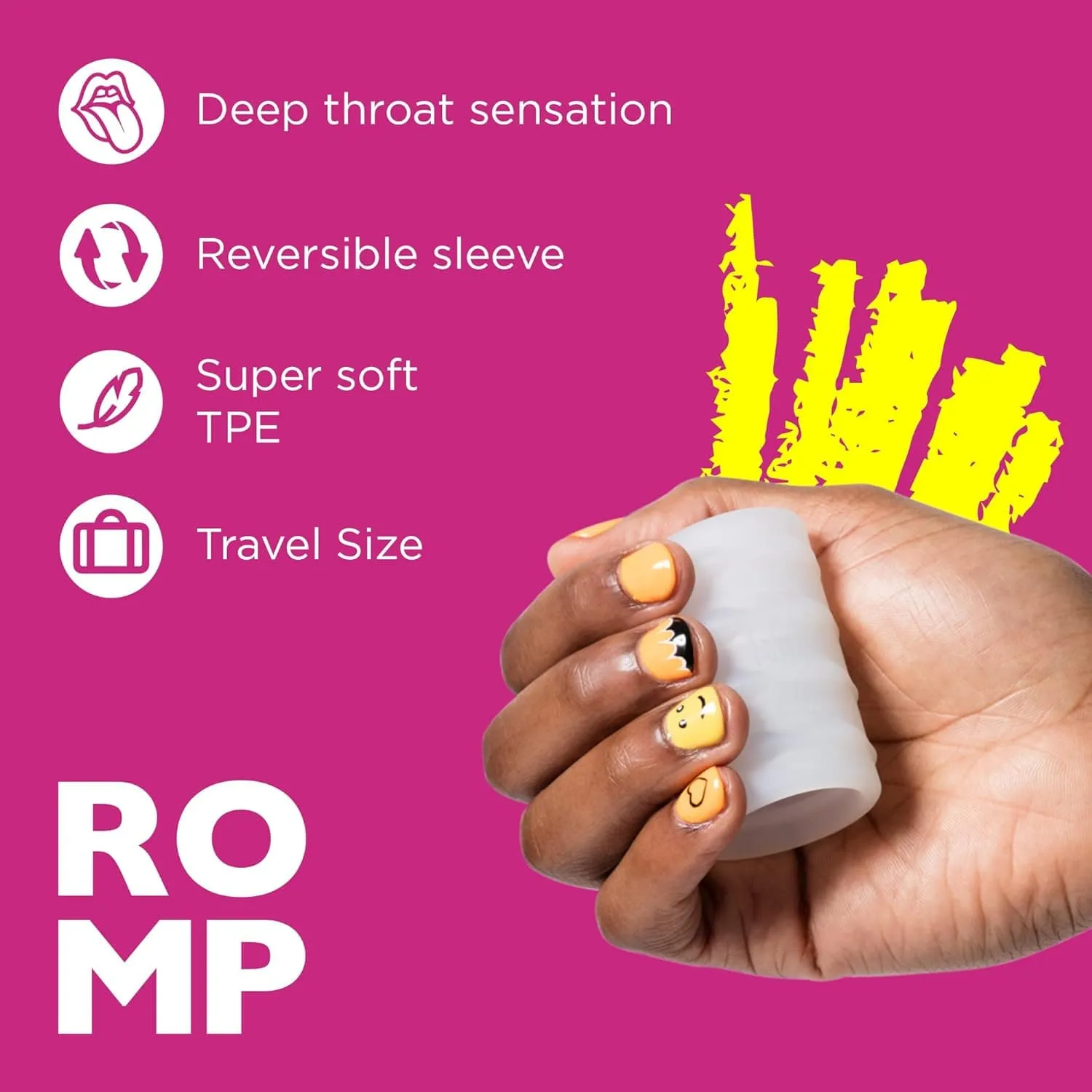 Romp - Mosh Stroker Masturbator (White)