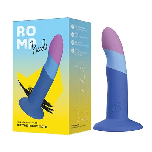 Romp - Piccolo Suction Cup Silicone Dildo (Multi Colour)
