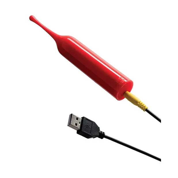Romp - Pop Vibrating Clit Massager Pinpoint Vibrator (Red)