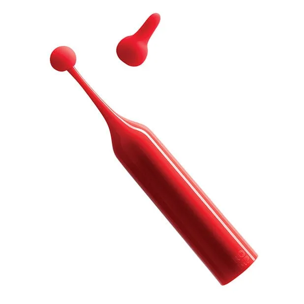 Romp - Pop Vibrating Clit Massager Pinpoint Vibrator (Red)
