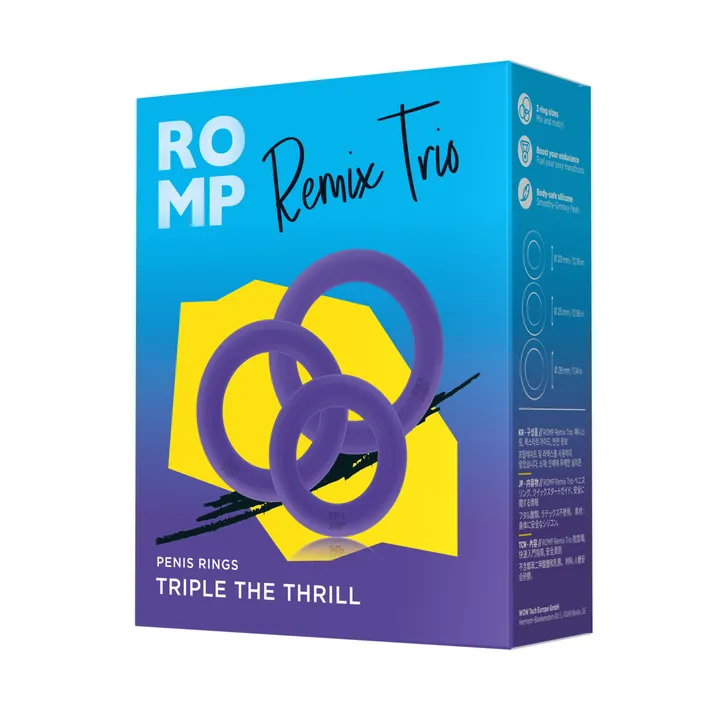 Romp Remix Cock Ring Trio