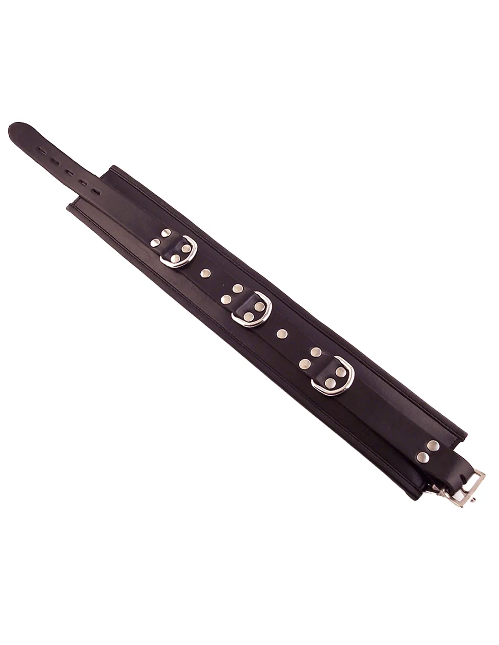 Rouge Leather 3 D-Ring Padded Collar
