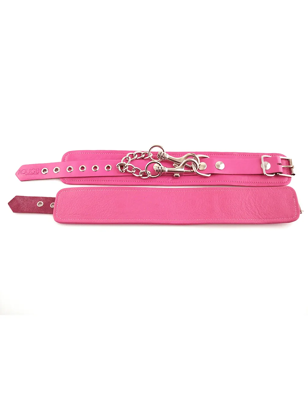 Rouge Leather Wrist Cuffs