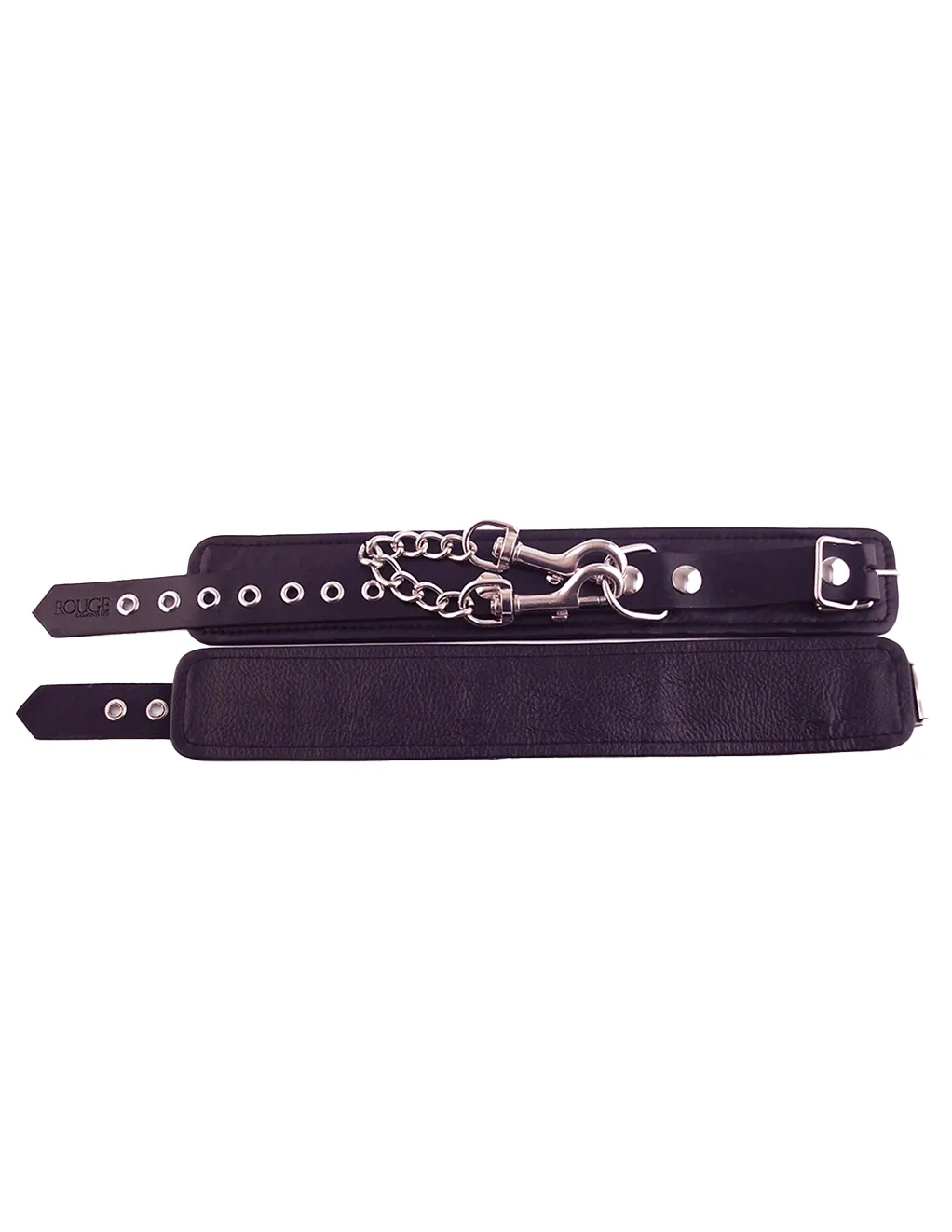 Rouge Leather Wrist Cuffs