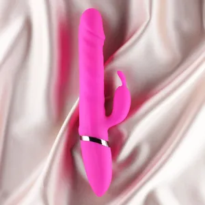 Ruby Thrusting Rabbit Vibrator Pink