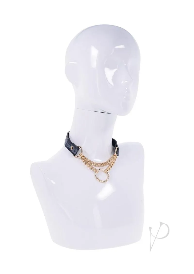 Sandm Cougar Day Collar Nvy/gld