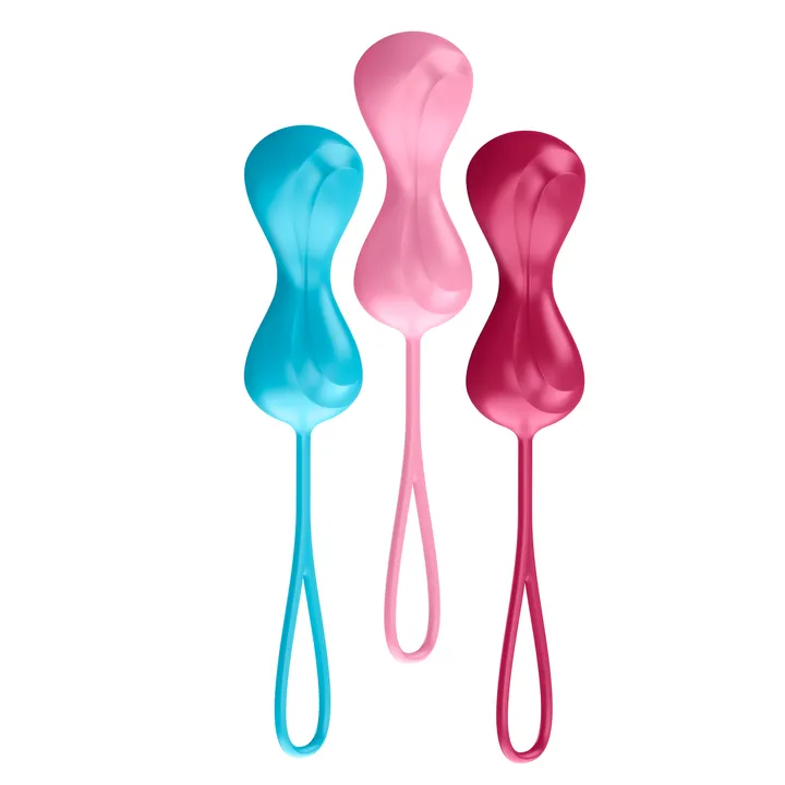 Satisfyer Balls C03 Double Set Of 3 Silicone Kegel Exercisers