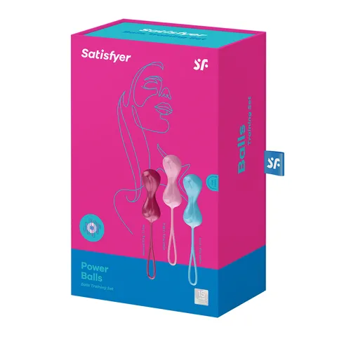 Satisfyer Balls C03 Double Set Of 3 Silicone Kegel Exercisers
