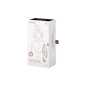 Satisfyer Luxury Pret-a-Porter Metal & Leather - White