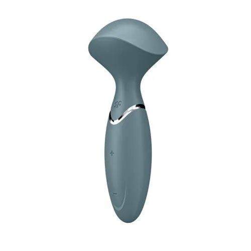Satisfyer Mini Wand-er Body Massager and Clitoris Stimulator Grey