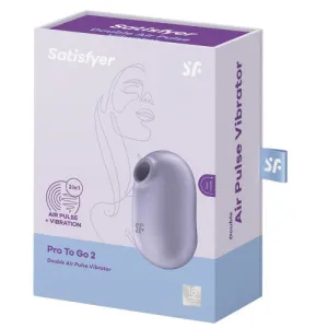 Satisfyer Pro to Go 2 Air Pulse Vibrator Violet