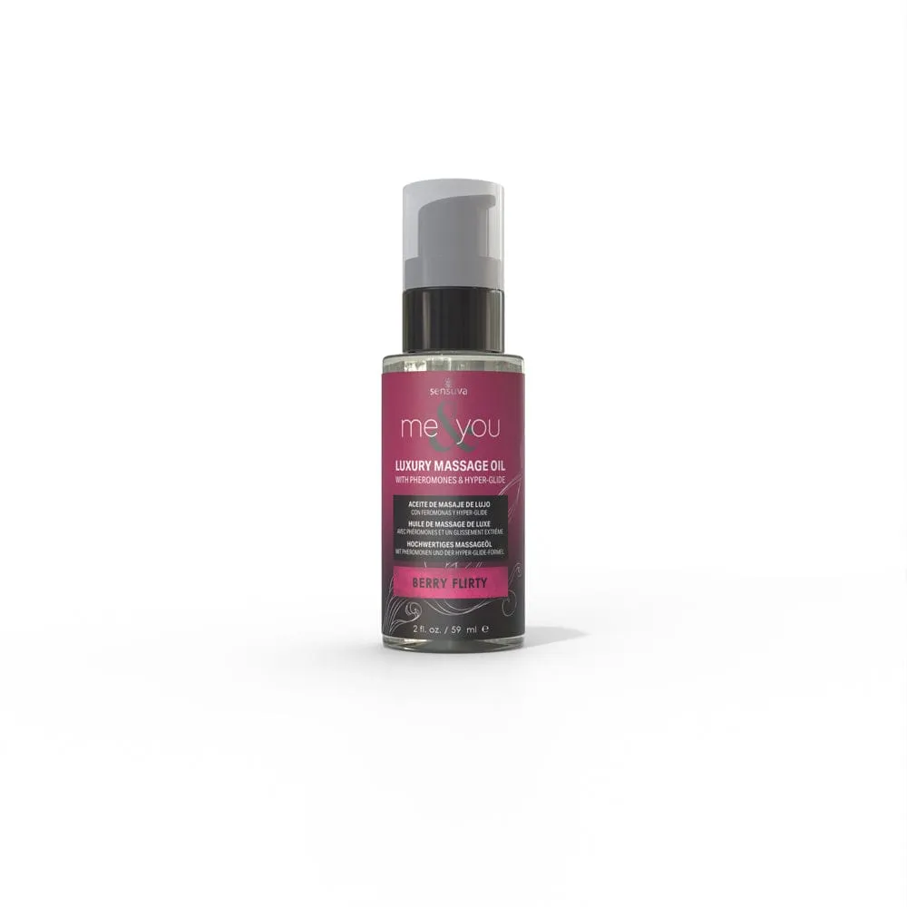 Sensuva Me & You Luxury Massage Oil Berry Flirty