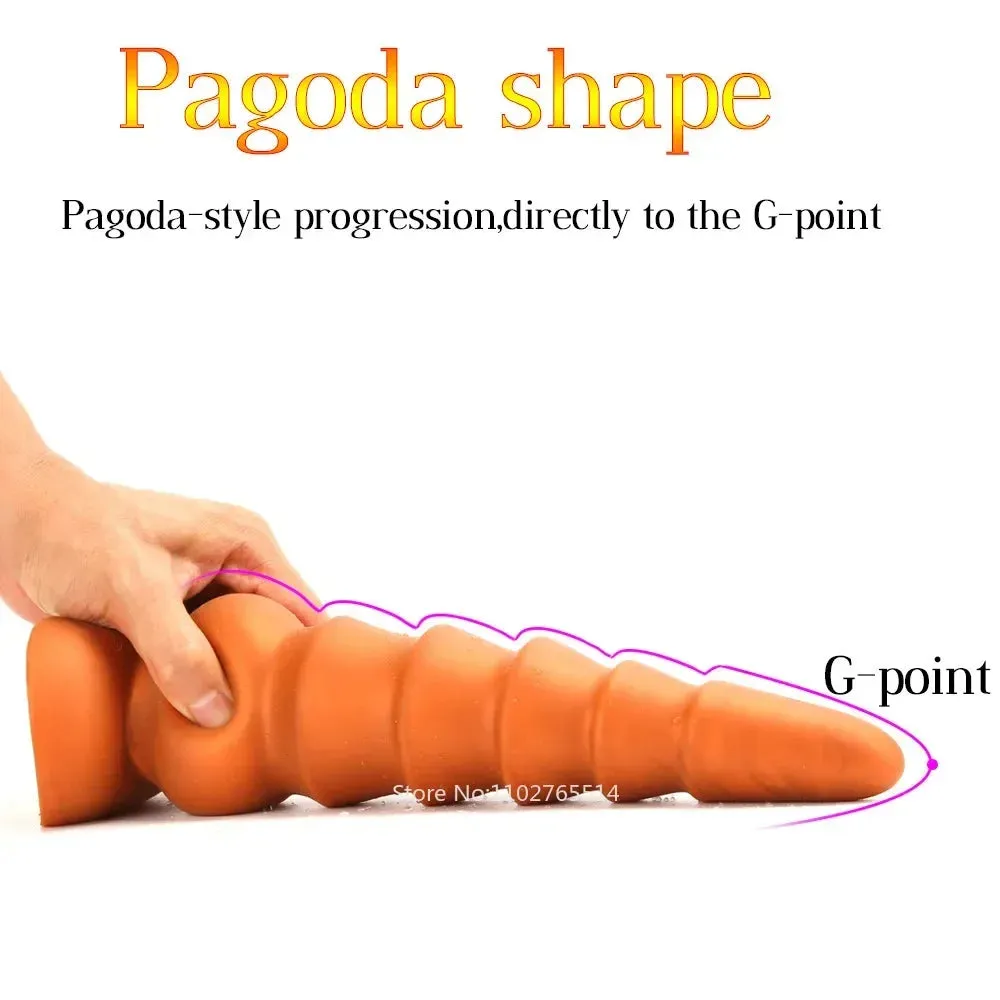 Silicone Anal Dildo Butt Plug - Exotic Conical Anal Dilator G Spot Prostate Massager
