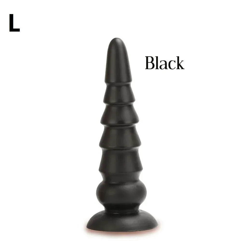Silicone Anal Dildo Butt Plug - Exotic Conical Anal Dilator G Spot Prostate Massager