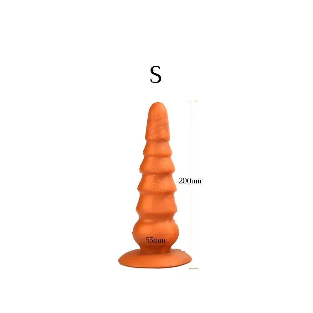 Silicone Anal Dildo Butt Plug - Exotic Conical Anal Dilator G Spot Prostate Massager