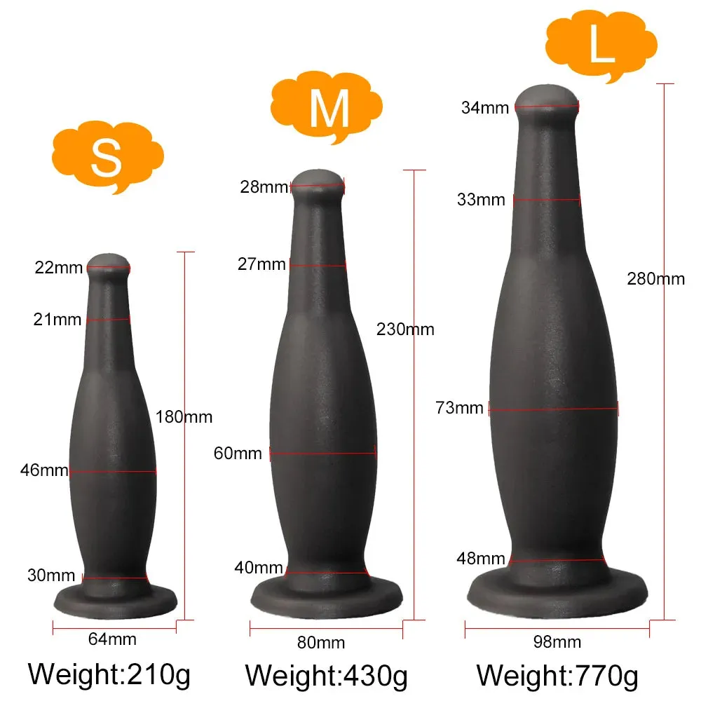Silicone Big Anal Dildo Butt Plug - Huge Anal Dilator Expander Vagina Anal Sex Toys