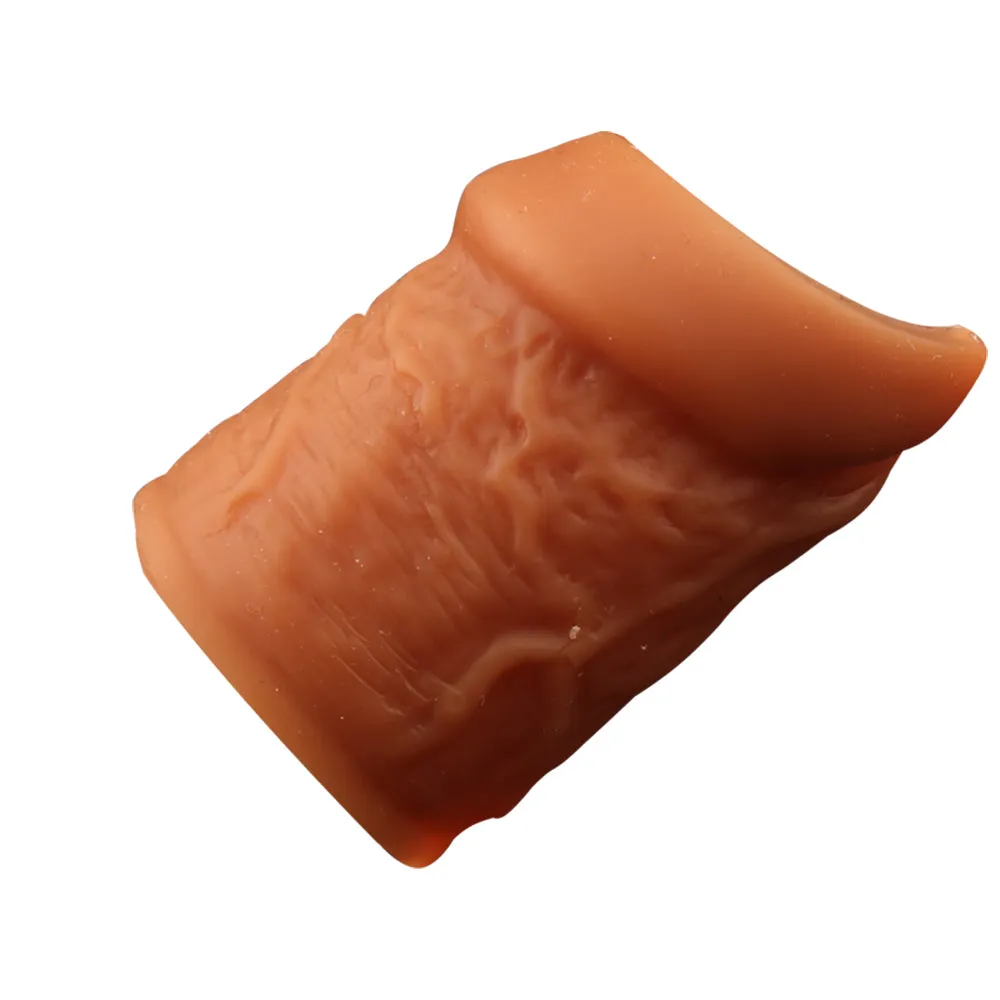 Silicone Cockring Penis Sleeve - Realistic Blocking and Restoring Ring Set Sex Toys for Men