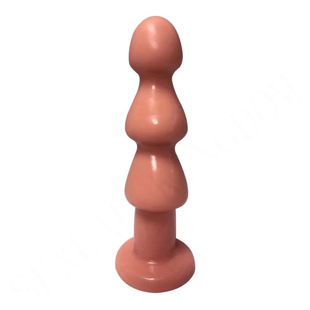 Slim Anal Dildo Butt Plug - Silicone Anal Beads Prostate Massage Stimulator