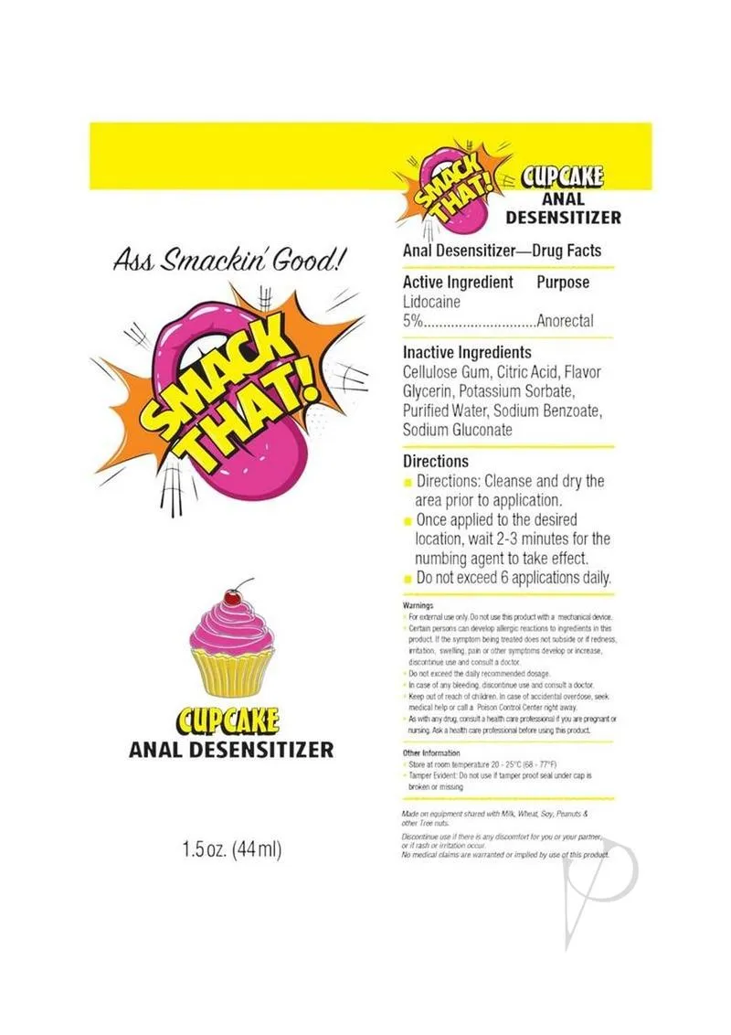 Smack That Anal Desense Cupcake 1.5oz