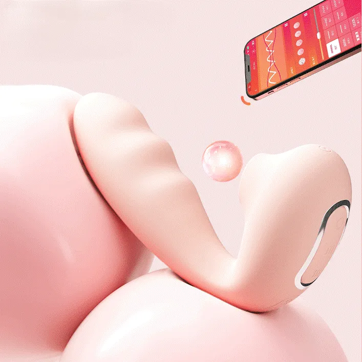 SVAKOM Tana G-Spot & Clitoral Suction Vibrator App-Controlled