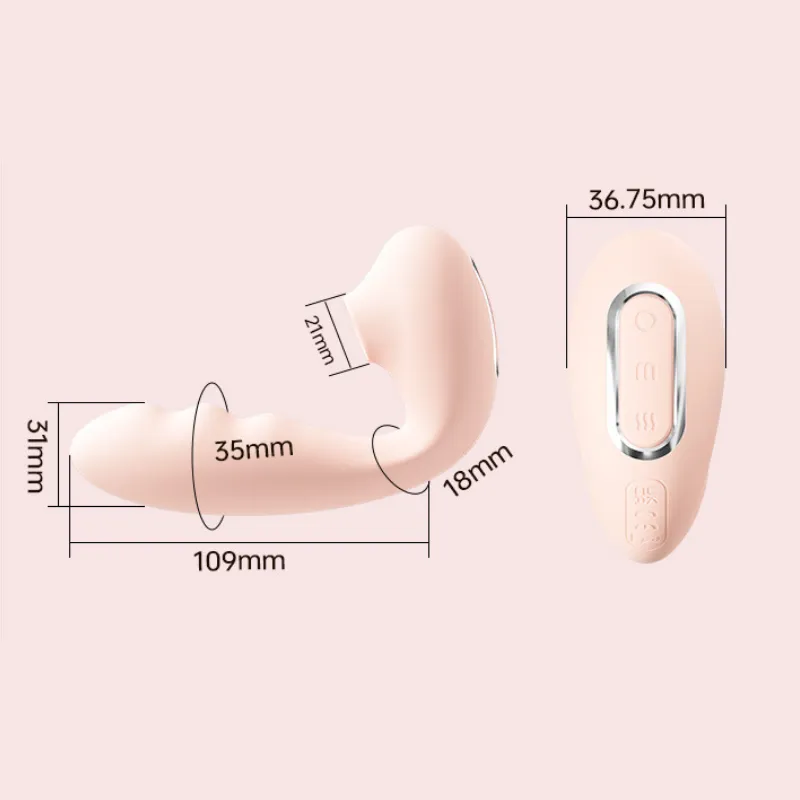 SVAKOM Tana G-Spot & Clitoral Suction Vibrator App-Controlled