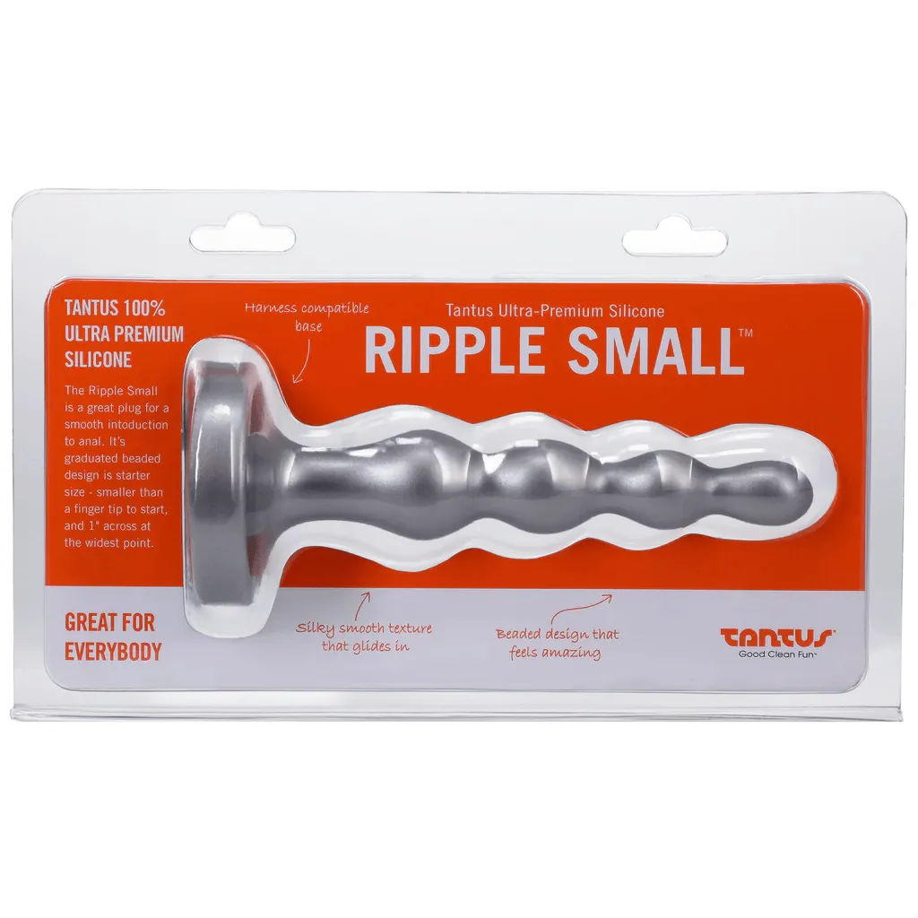 Tantus Ripple Small Silicone Butt Plug