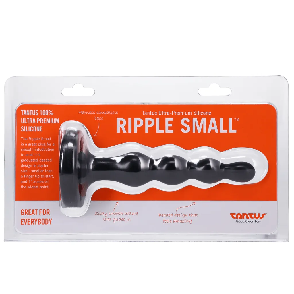 Tantus Ripple Small Silicone Butt Plug