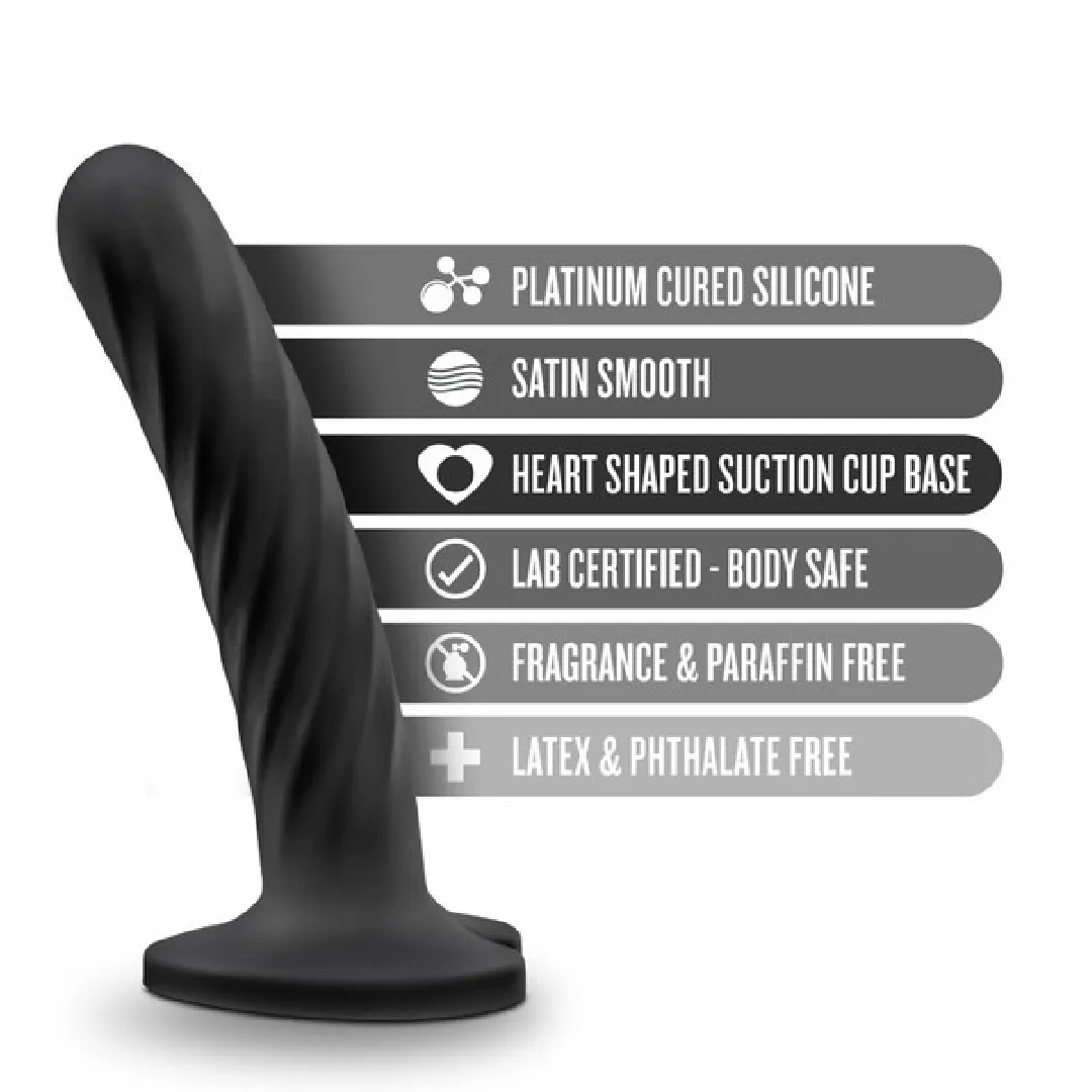 Temptasia Twist Medium 5 Inch Silicone Beginner or Pegging Dildo