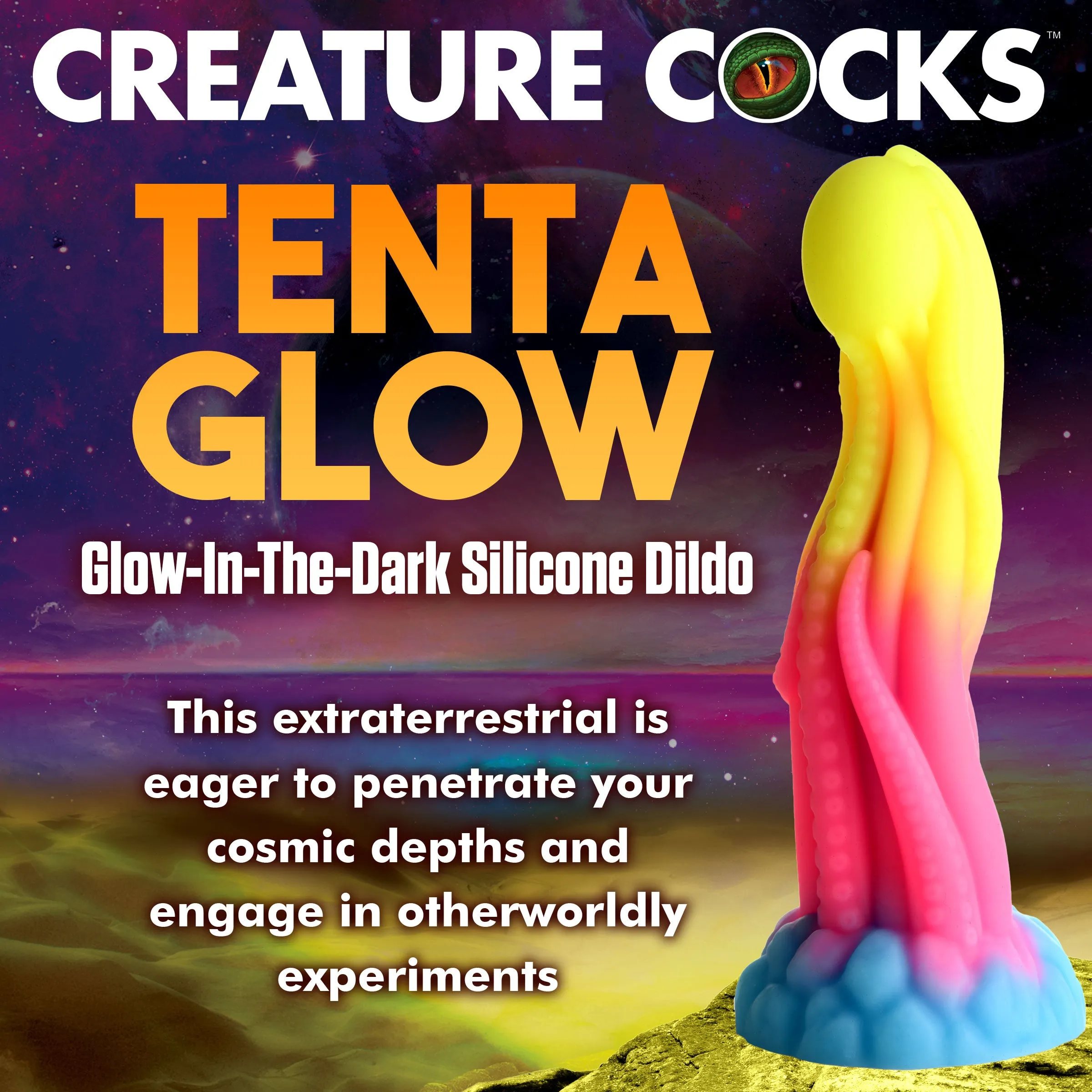 Tenta Glow In The Dark Dildo