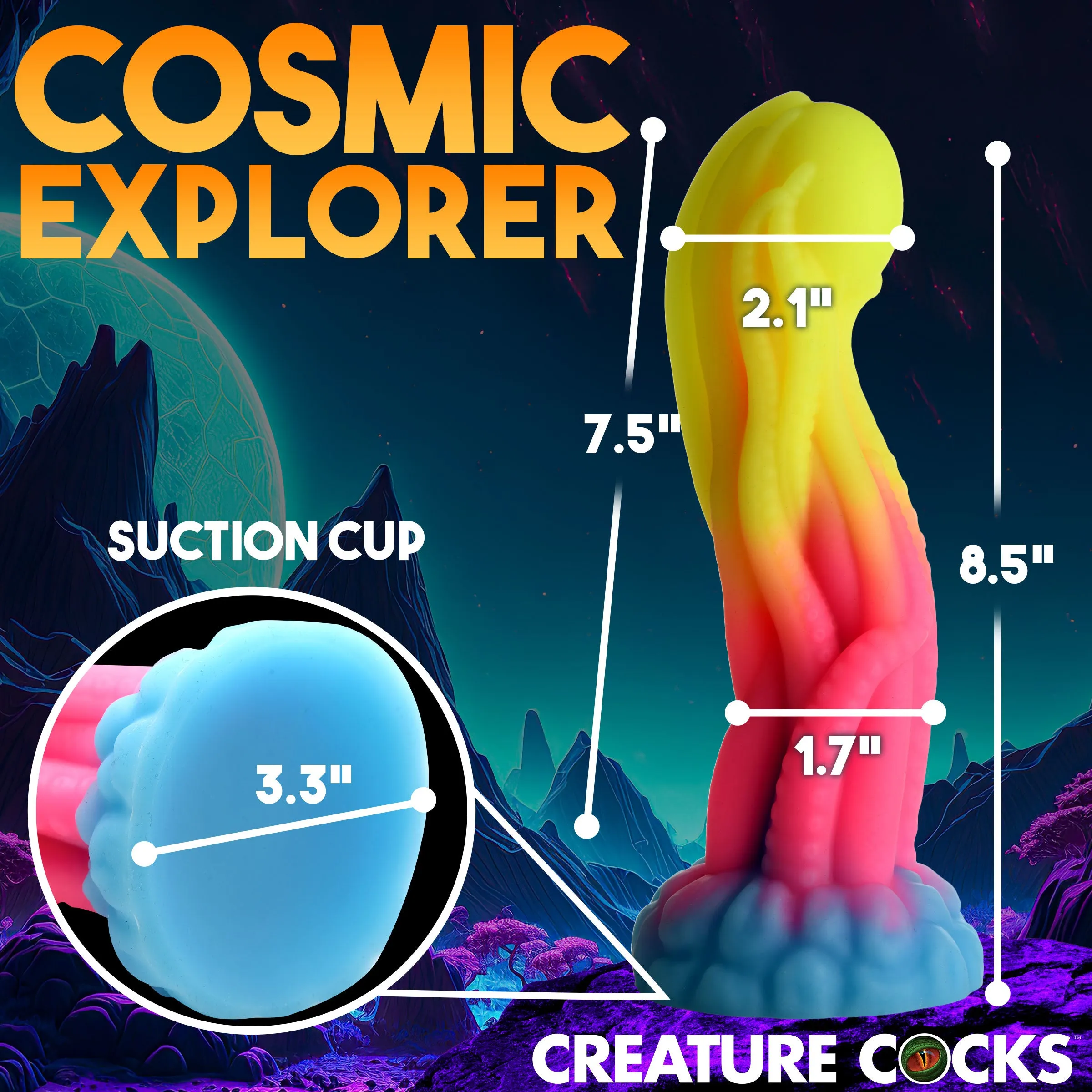 Tenta Glow In The Dark Dildo