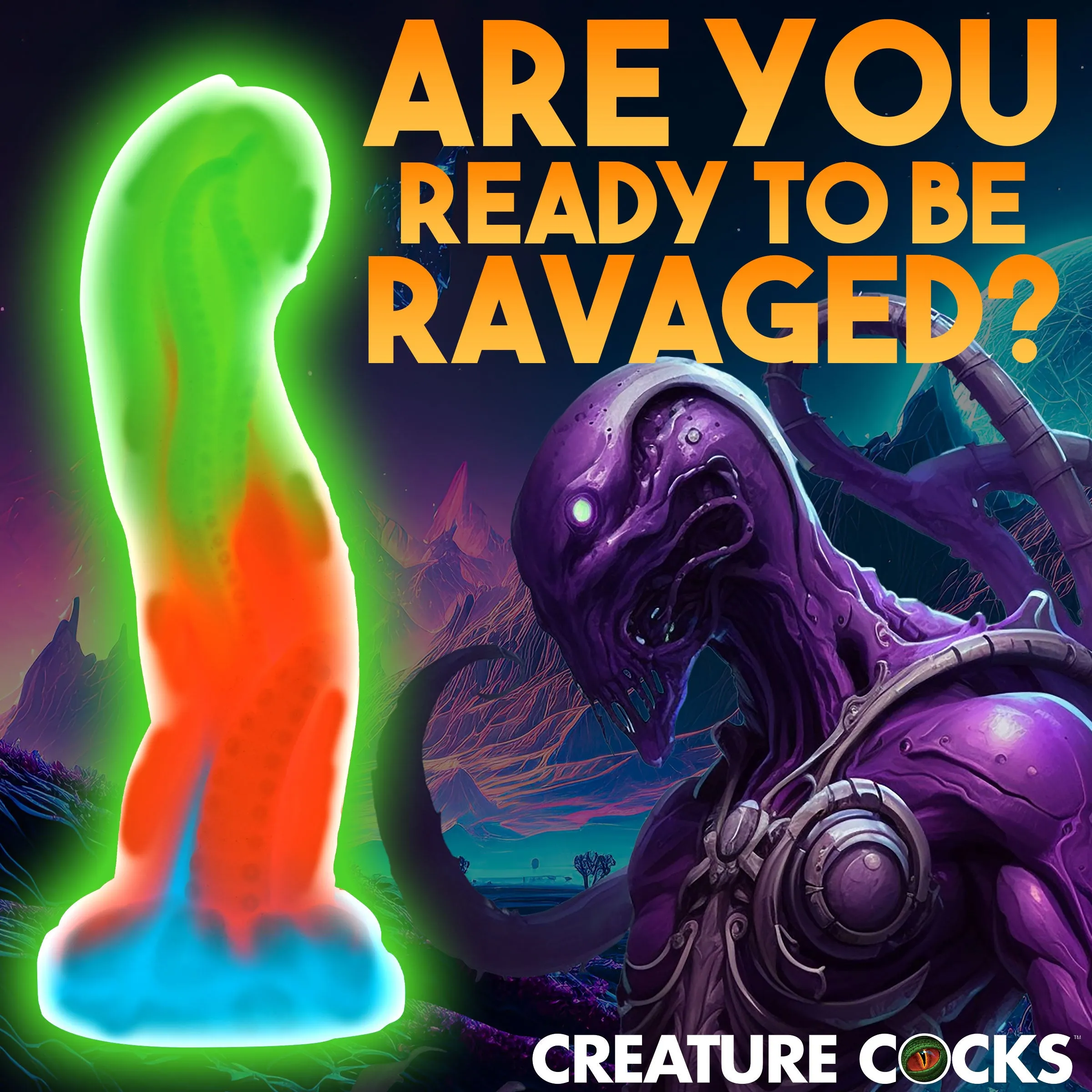 Tenta Glow In The Dark Dildo
