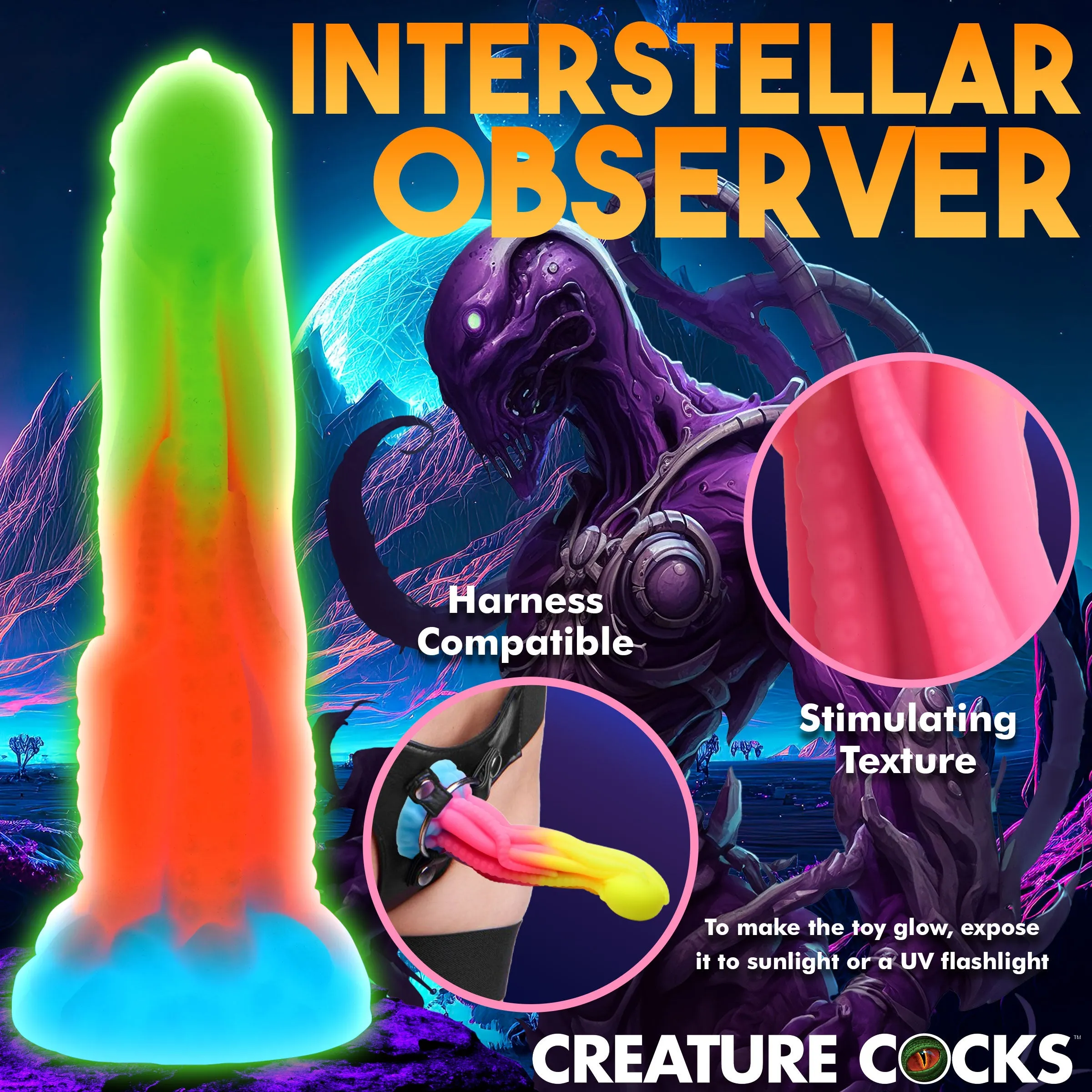 Tenta Glow In The Dark Dildo