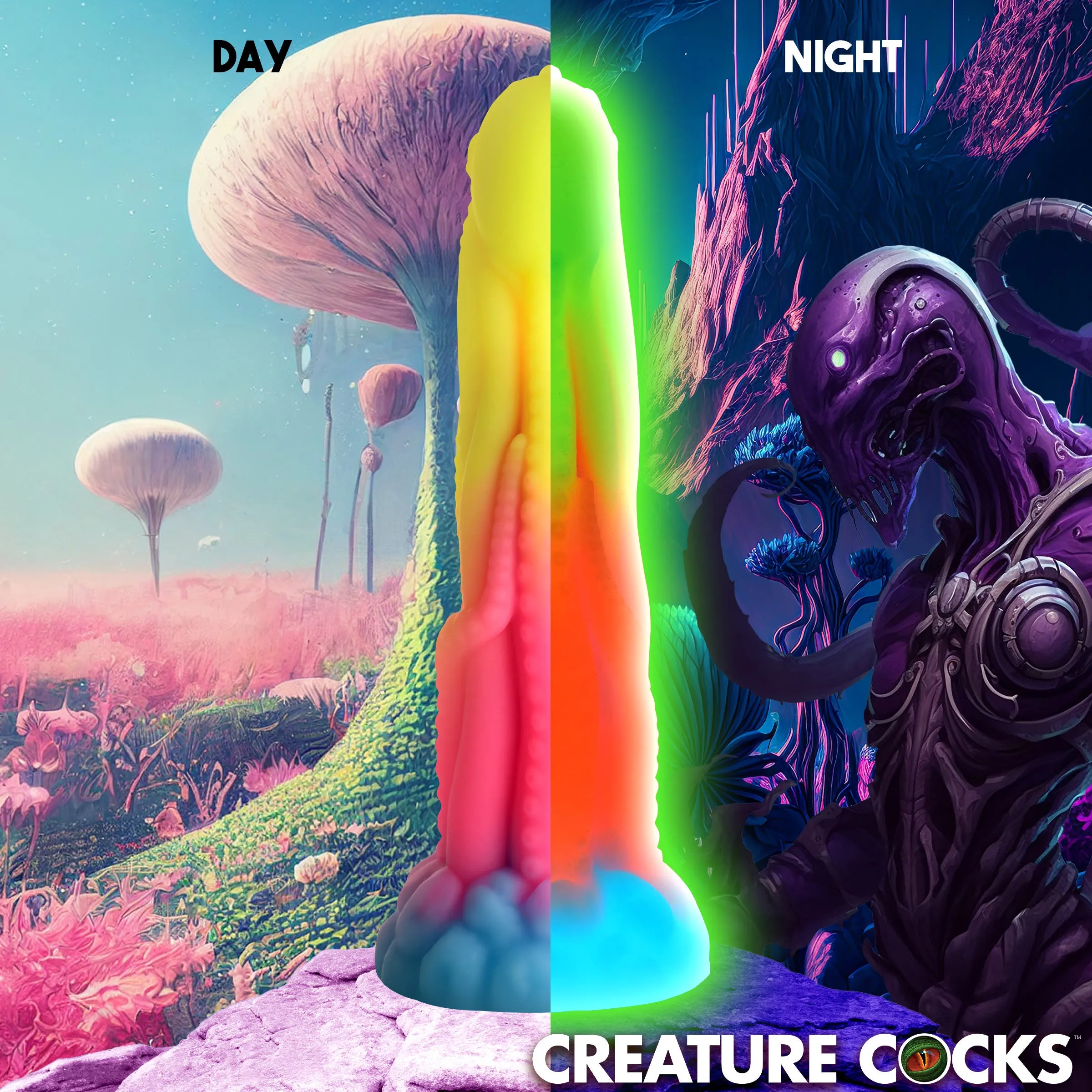 Tenta Glow In The Dark Dildo