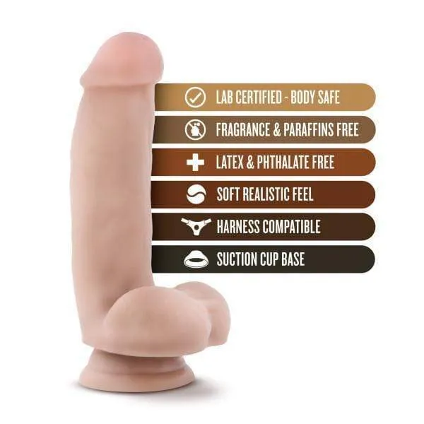 The Pizza Boy Fantasy 7 Inch Vanilla Toned Dildo